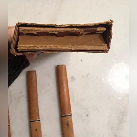 Vintage Kanenari Seki Knives with Bamboo Sheath Mid Century Japanese Unique Rare - Picture 5 of 13